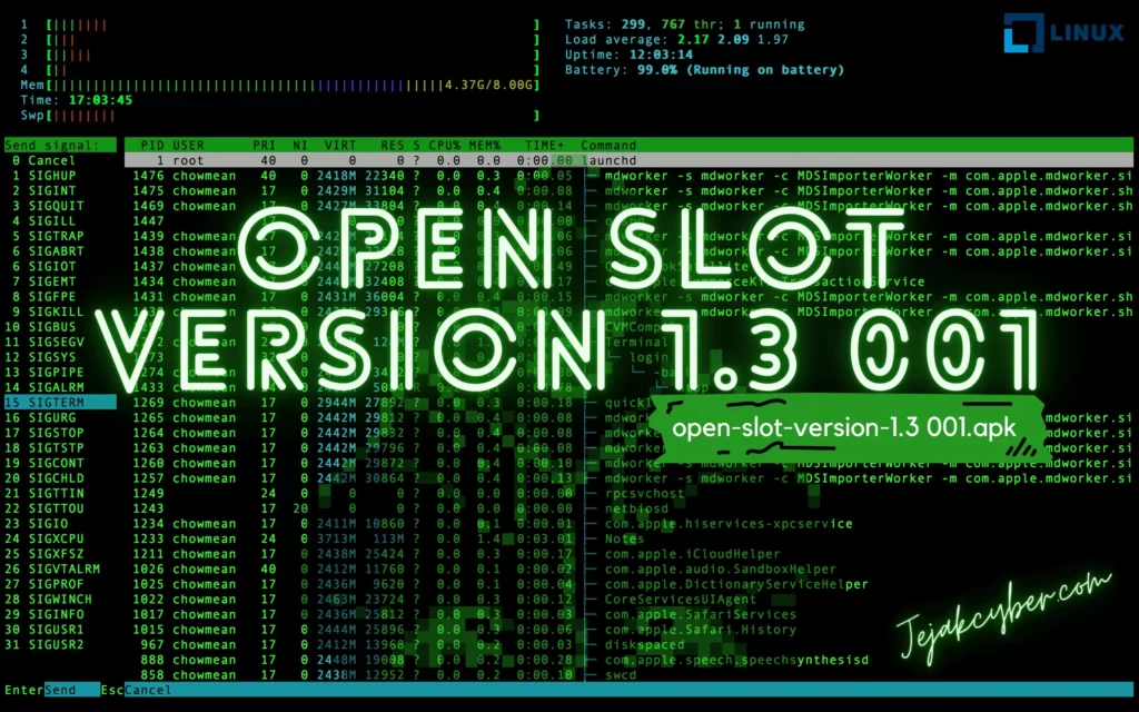 Open Slot Version 1.3.001